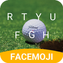 Golf Green Emoji Keyboard Theme for the Open APK
