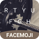 Tema de teclado Emoji de ginástica para Fitbit ícone