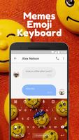 Memes Emoji Keyboard Theme for Emoji Movie capture d'écran 1