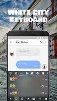 White City Emoji Keyboard Theme for Game of Throne Ekran Görüntüsü 2