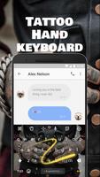 Tattoo Hand Keyboard Theme & Emoji Keyboard capture d'écran 3