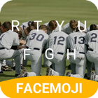 Baseball Team Pray Emoji Keyboard Theme for MLB icône