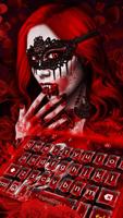 The Vampire Rose Keyboard Theme imagem de tela 1