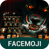 Evil Blood Wolf & Dark Forest Keyboard Theme icône