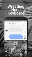 Wrestling Game Emoji Keyboard Theme for Snapchat syot layar 1