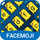 Yellow Monster Anime Emoji Keyboard Theme Zeichen