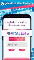 Stylish Fonts For Whatsapp 2018 capture d'écran 3