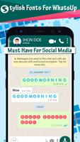Stylish Fonts For Whatsapp 2018 poster