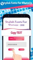 Stylish Fonts For Whatsapp 2018 capture d'écran 2