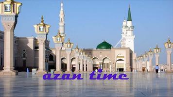 azan time الاذان Affiche