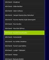 Lagu Ada Band Mp3 Terlengkap capture d'écran 2