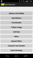 Idea Balances (USSD Codes) الملصق