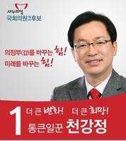 Poster 의정부갑 국회의원 예비후보 천강정