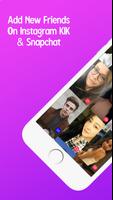 usernames for snapchat instagram kik - dating app-poster