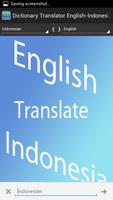 English-Indonesia Dictionary الملصق