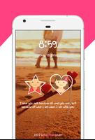 Love Lock Screen- Lovedays ภาพหน้าจอ 1