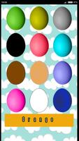Aprende colores con huevos الملصق