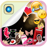 Add Stickers to Photos أيقونة