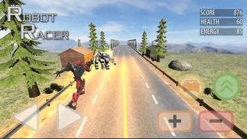 Robot Racer :  Battle on Highway اسکرین شاٹ 2