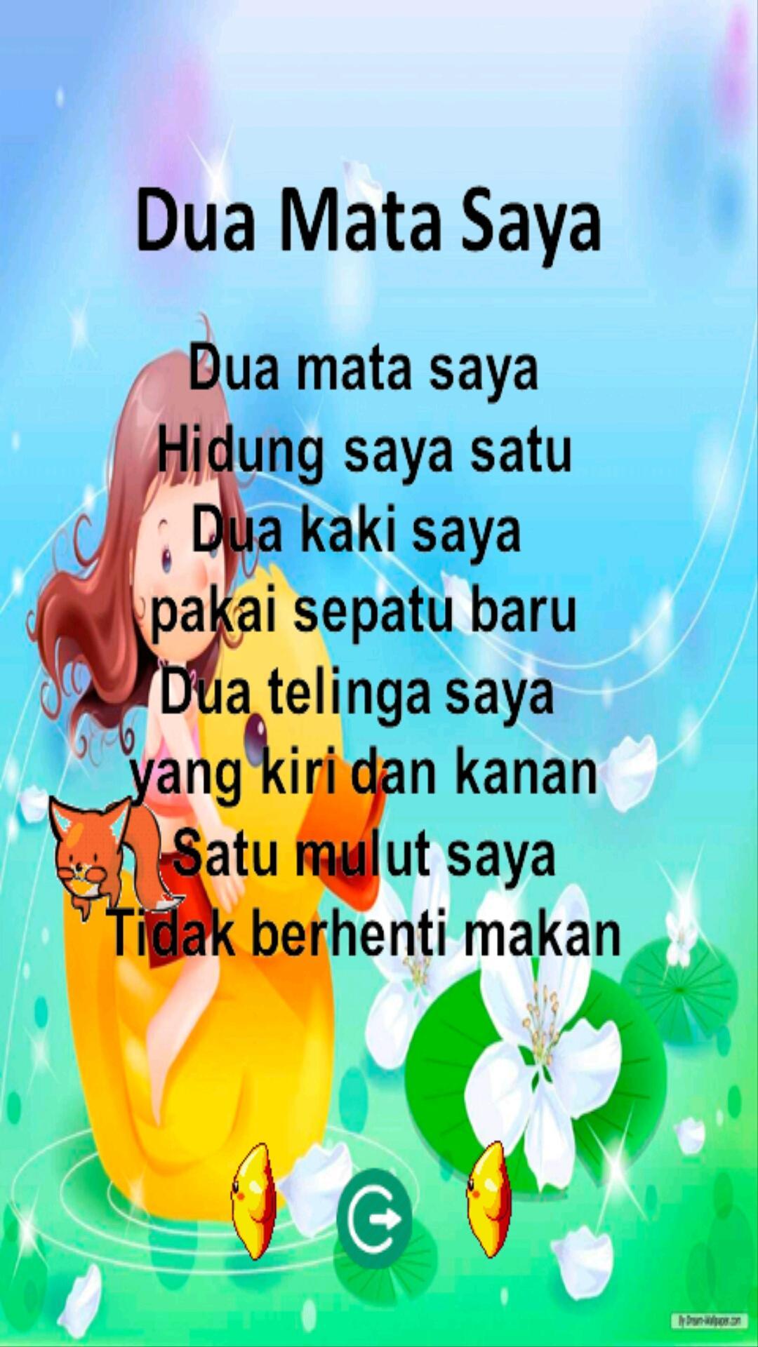 Lagu Anak Dua Mata Saya Hidung Saya Satu - Terkait Mata