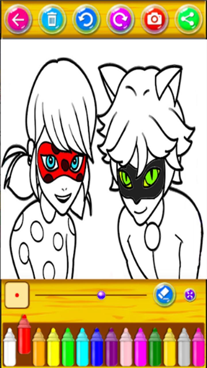 Coloriage Ladybug Chat Noir Dessins For Android Apk Download