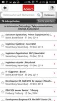 Adecco Switzerland Jobs&Career captura de pantalla 1