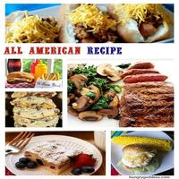 Américaine Food Recipes Affiche