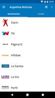 Argentina News (Noticias) Plakat