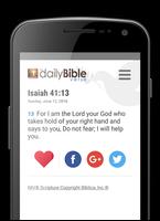 Daily Bible Verse Affiche