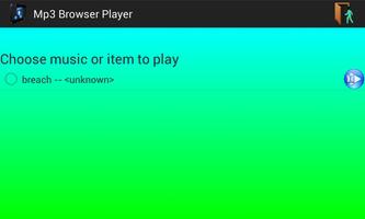 MP3ブラウザ選手 スクリーンショット 1