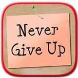 Never Give Up Book icône