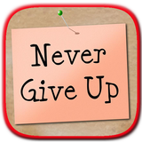 Never Give Up Book أيقونة