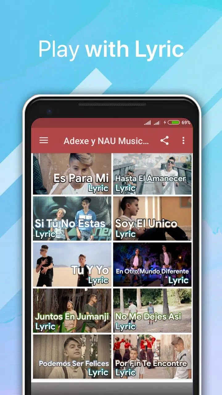 Descarga de APK de Adexe y Nau Musica & Lyric para Android