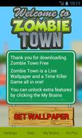 Zombie Town Live Wallpaper 截图 1