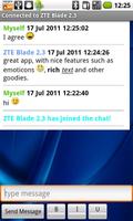 SuperBlue Free Bluetooth Chat screenshot 2