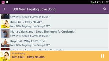 500 New Tagalog Love Songs capture d'écran 2