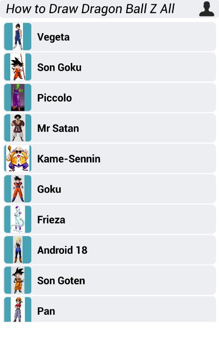 How To Draw Dragon Ball Z All Characters For Android Apk Download