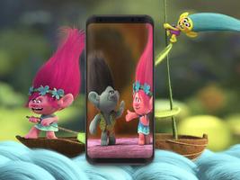 Cute Trolls wallpaper capture d'écran 1