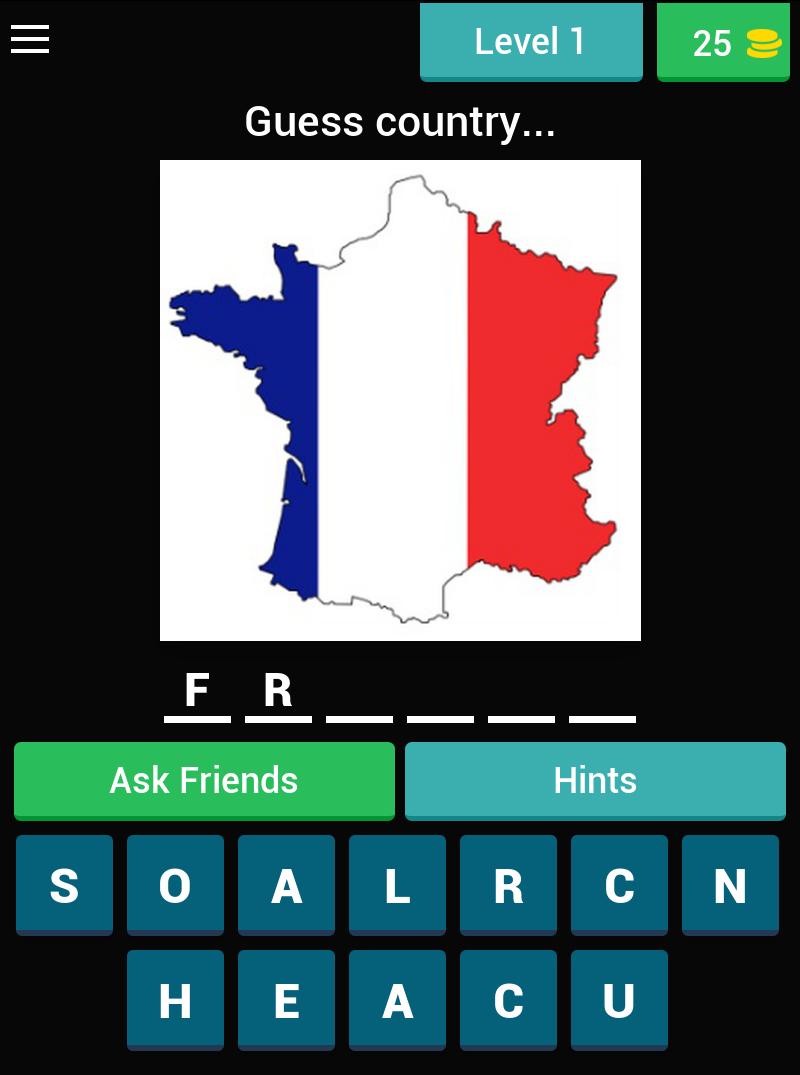 Europe countries map quiz for Android - APK Download