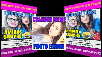 Criador de MEME Foto Editor Texto Carinhas Na Foto اسکرین شاٹ 3