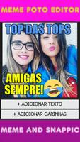 Criador de MEME Foto Editor Texto Carinhas Na Foto ポスター