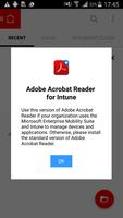 Acrobat Reader for Intune تصوير الشاشة 1