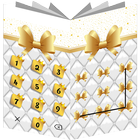 AppLock Theme Golden Bow ikona