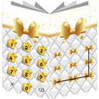 AppLock Theme Golden Bow icône