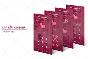 AppLock Theme Heart plakat