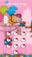 AppLock Theme Hello Kitty capture d'écran 3