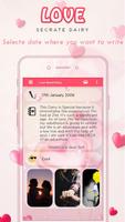 Love Secret Diary with Password Lock capture d'écran 3