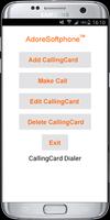 Adore Calling Card Dialer الملصق