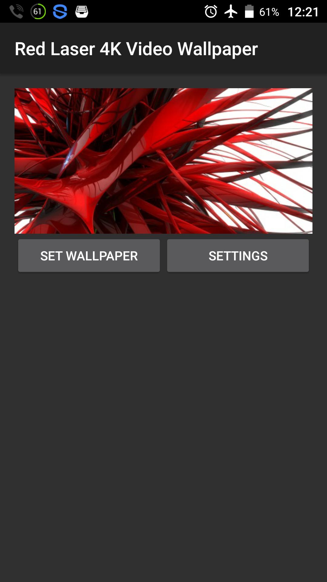 Android 用の 赤色レーザーの4k映像を壁紙 Apk をダウンロード