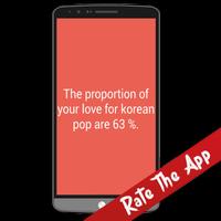 Kpop Love Test Simulator Prank capture d'écran 2
